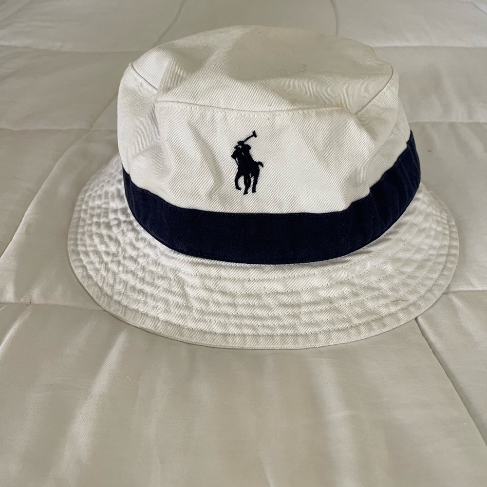 Ralph Lauren Classic White and Navy Hat